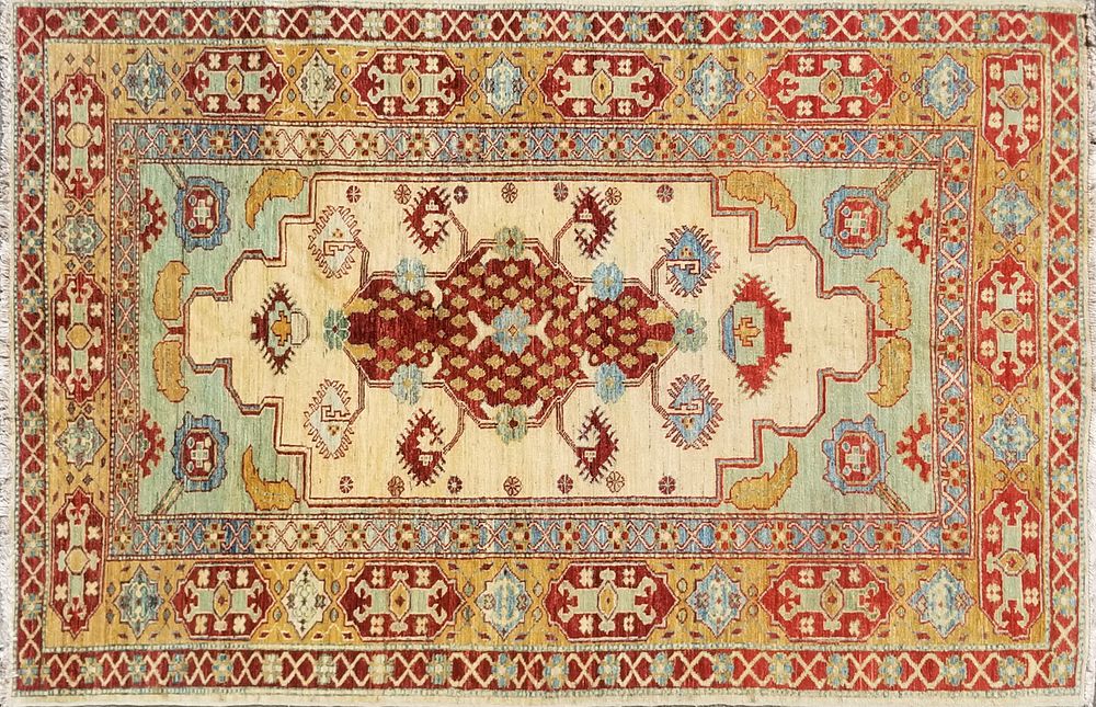 Appraisal: Hand Woven Kotanabad Oriental Scatter Rug Hand Woven Kotanabad Oriental