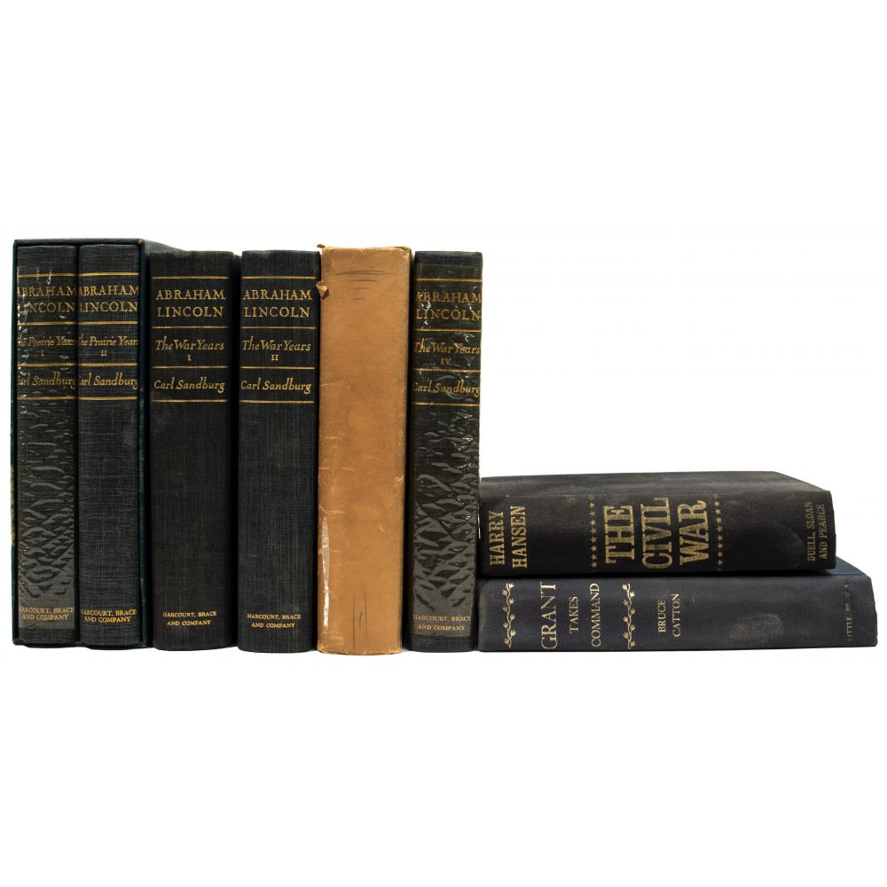 Appraisal: AMERICAN HISTORY BOOK ASSORTMENT hardcover volumes including early trade editions