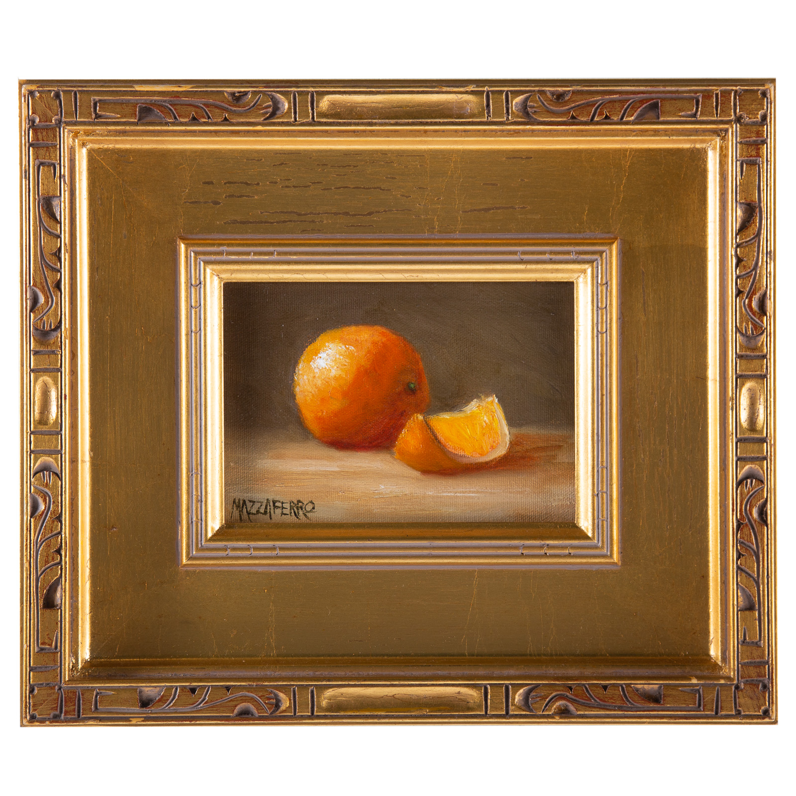 Appraisal: LUCY G MAZZAFERRO ORANGES OIL Lucy Gerhart Mazzaferro American th