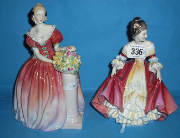 Appraisal: Royal Doulton figures Roseanna HN sprung crack to base and