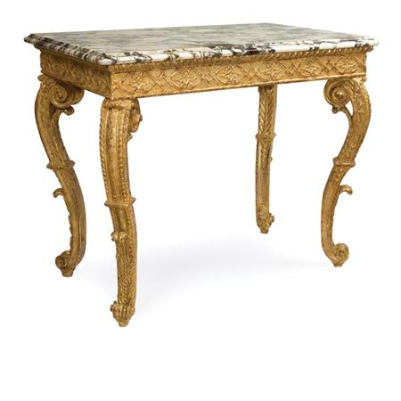 Appraisal: Regence Gilt-Wood Center Table Estimate -