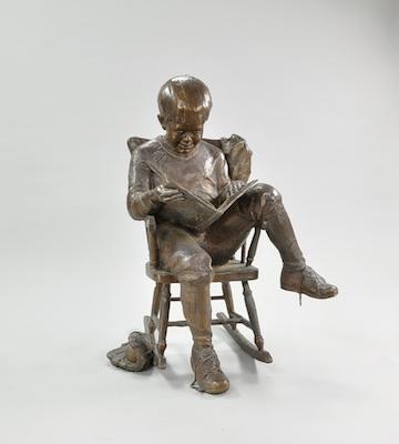 Appraisal: Gary Lee Price American Contemporary Time Out Boy Cast bronze