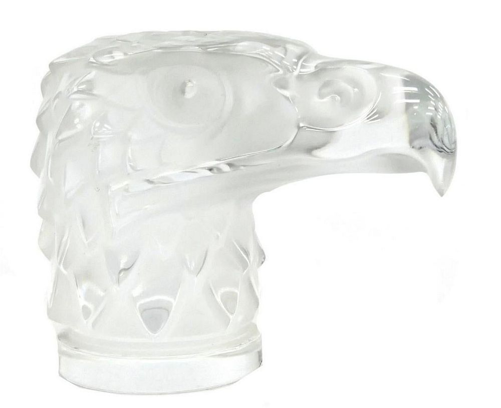 Appraisal: LALIQUE FRANCE CRYSTAL EAGLE CAR MASCOT LALIQUE FRANCE CRYSTAL EAGLE