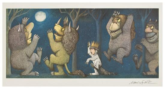 Appraisal: SENDAK Maurice b Where the Wild Things Are Photolithographs each