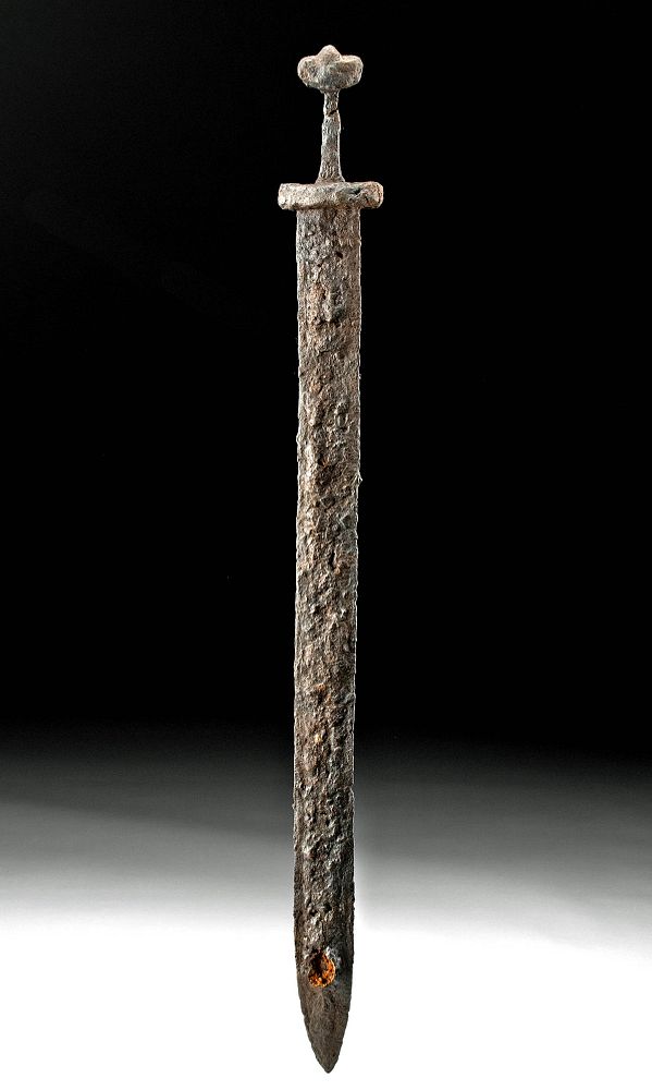 Appraisal: Mid- th C Viking Petersen Type Y Iron Broadsword Northern