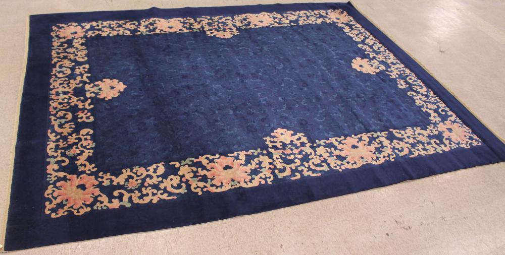 Appraisal: VINTAGE CHINESE NICHOLS CARPET Nichols Super Yarn Carpets Factory Walter