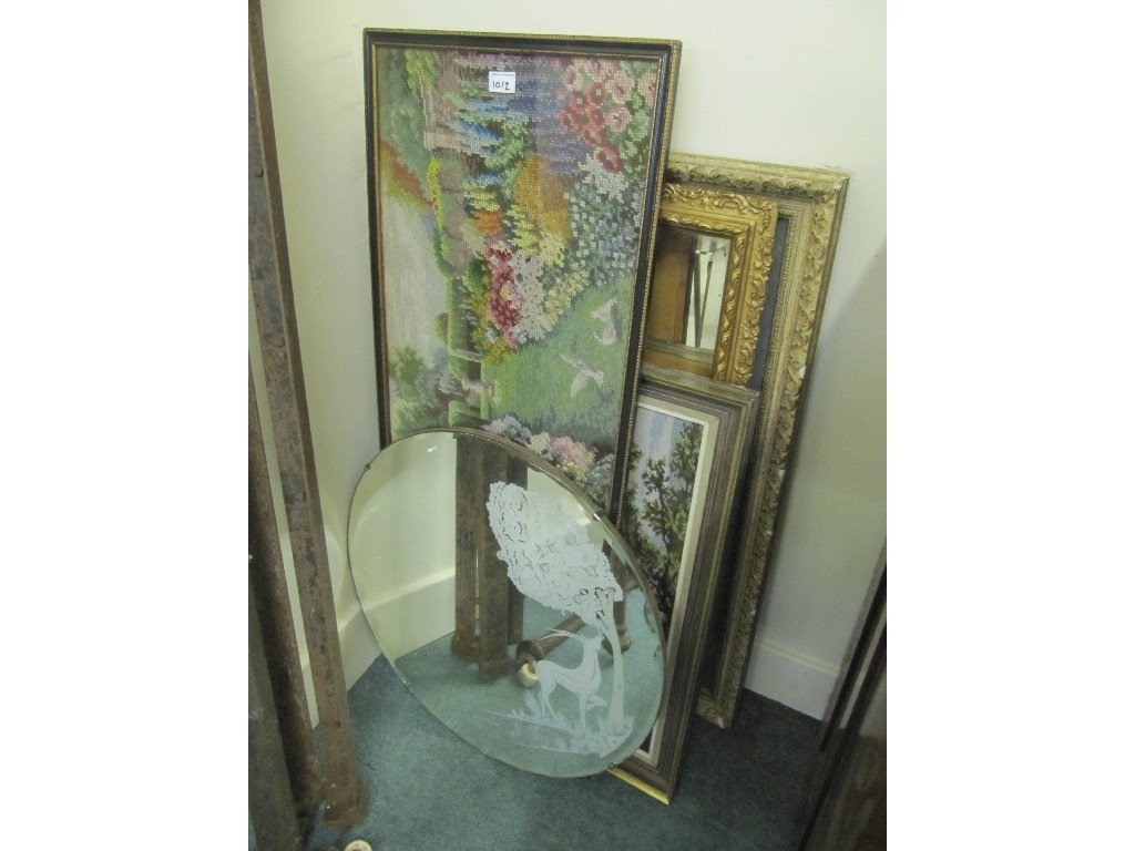 Appraisal: Lot of assorted pictures and wall mirrors