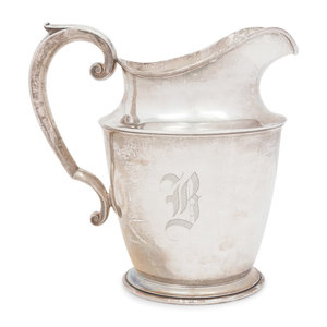 Appraisal: An American Silver Water Pitcher Watson Co Attleboro MA First