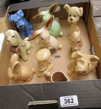 Appraisal: A collection of various Sylvac Animals to include Small Seated