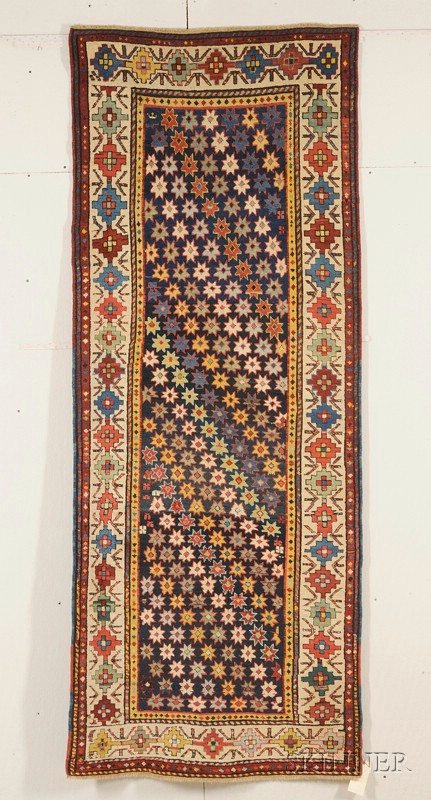 Appraisal: Talish Long Rug Southeast Caucasus last quarter th century minor