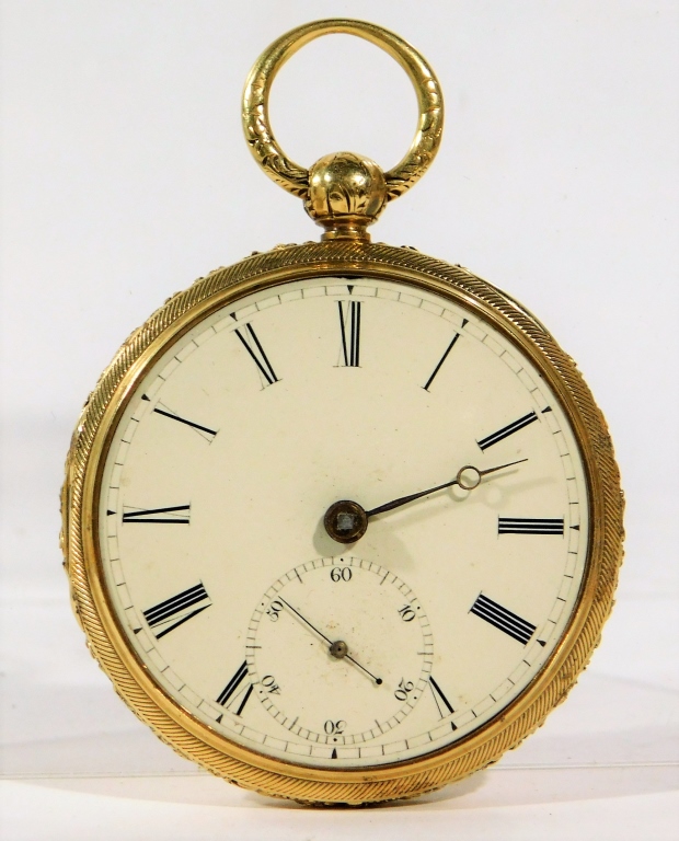 Appraisal: K YELLOW GOLD JCF CO GENTLEMAN'S POCKET WATCH United States