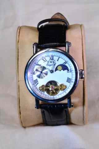 Appraisal: EWC EROTIC MEN'S WATCHFront has white face with black Roman