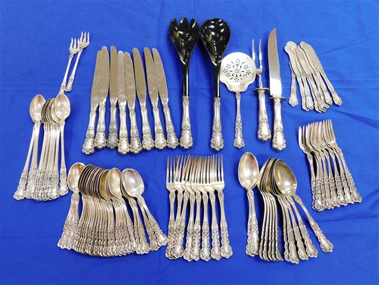 Appraisal: SILVER Gorham Buttercup pattern sterling silver flatware and serving pieces