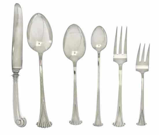 Appraisal: An American Sterling Silver Partial Flatware Service Tuttle Silversmiths in