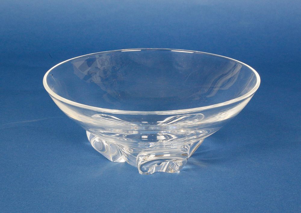 Appraisal: Signed Steuben Clear Crystal Bowl Signed Steuben Clear Crystal Bowl