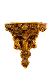 Appraisal: Italian Rococo Style Giltwood Wall Bracket Italian th century A