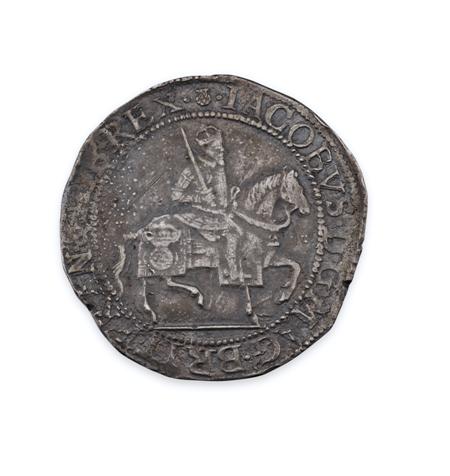 Appraisal: James VI thirty shillings S slightly irregular flan otherwise F