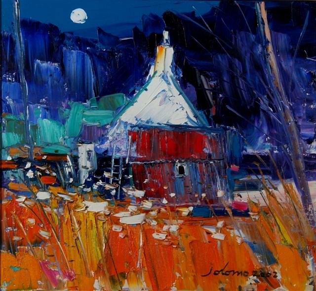 Appraisal: JOHN LOWRIE MORRISON b - 'Moon Water and Croft Isle