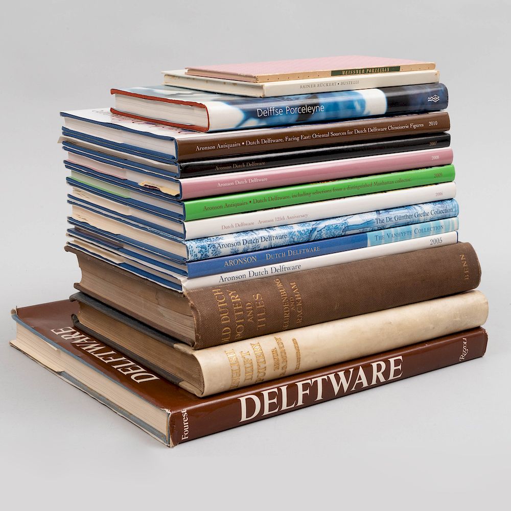 Appraisal: Group of Fourteen Books on Delft Including among others Dutch