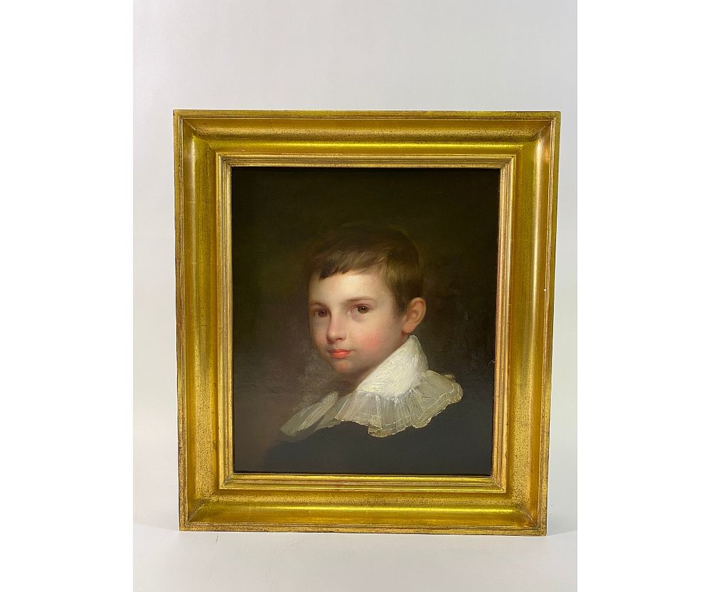 Appraisal: Oil on Canvas Portrait of James Lawrance Heap Oil on