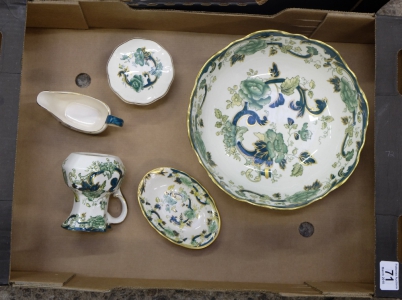 Appraisal: A collection of pottery include Mason's Chartreuse large footed bowl