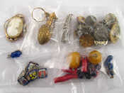 Appraisal: A mixed lot of buttons including cut steel examples together