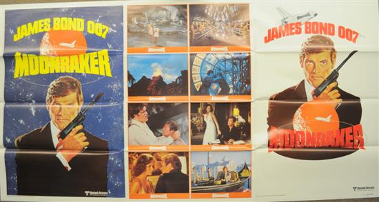 Appraisal: Moonraker poster Stop Advance US folded A condition x James