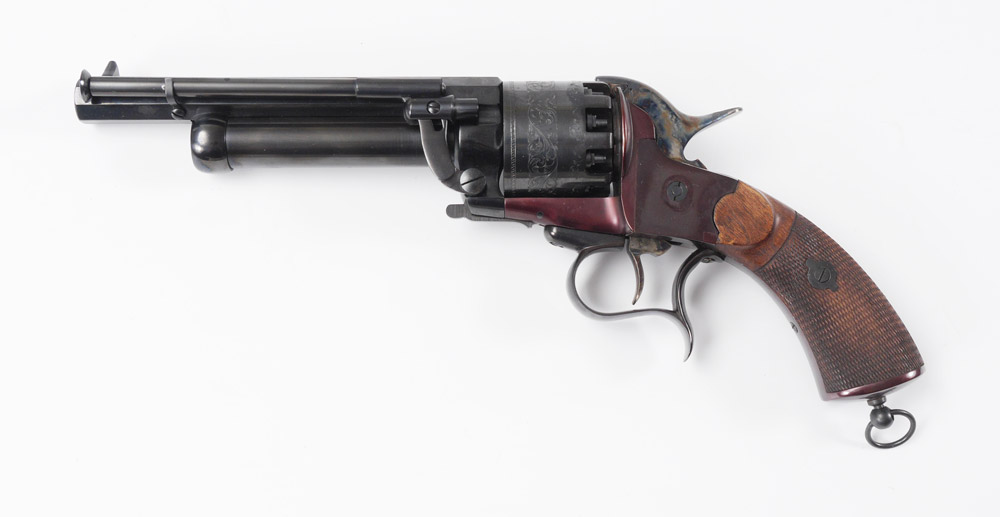 Appraisal: PIETTA BLACK POWDER LEMAT REVOLVER SHOTGUN Nicely done reproduction of