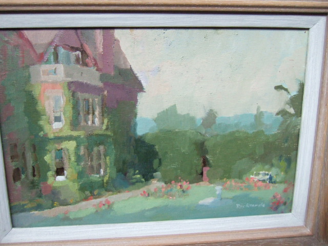 Appraisal: Anthony John Rickards th century Pendley Manor Herts oil on