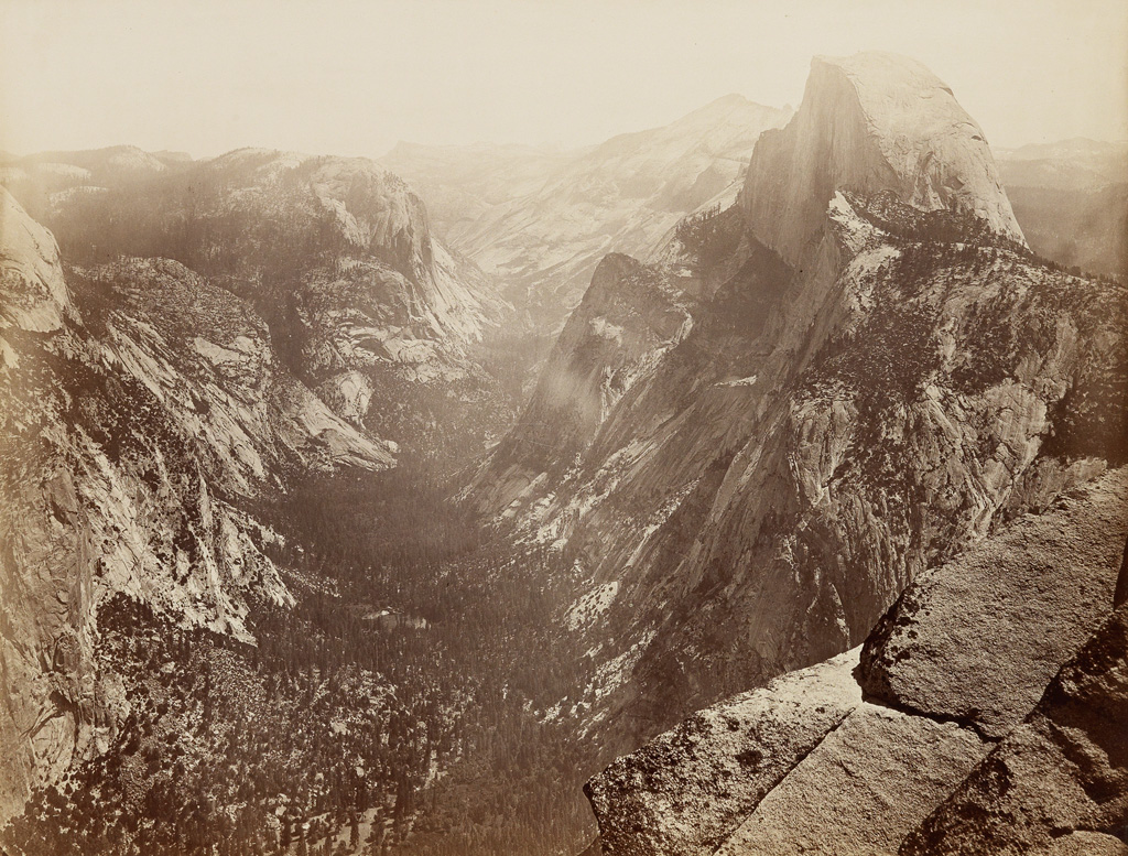 Appraisal: CARLETON E WATKINS - Half Dome from Glacier Point Yosemite