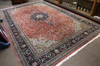 Appraisal: Persian Tabriz carpet Persian Tabriz carpet ' x '