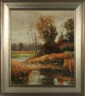 Appraisal: RICHARD DEAN TURNER - OIL ON CANVAS Richard Turner -