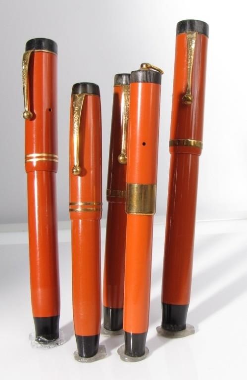 Appraisal: Vintage Parker Fountain Pens all bodies have Duofold mark all