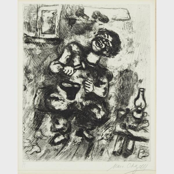 Appraisal: Marc Chagall - THE COBBLER AND THE FINANCIER PL NUMBER