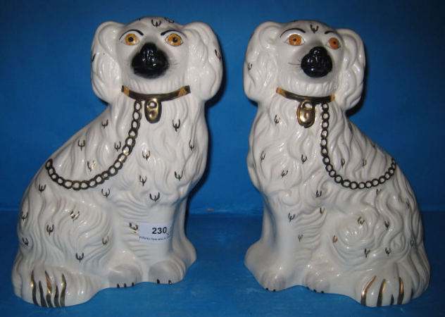 Appraisal: Pair of Royal Doulton Fireside Spaniel Dogs Height cm seconds