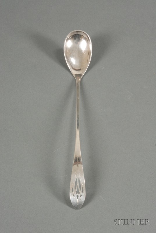 Appraisal: Arthur Stone Long-handled Spoon Sterling silver Gardner Massachusetts c Shaped