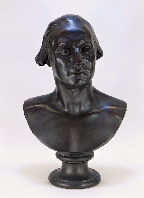 Appraisal: F Barbedienne Bronze Bust of George Washington France th Century