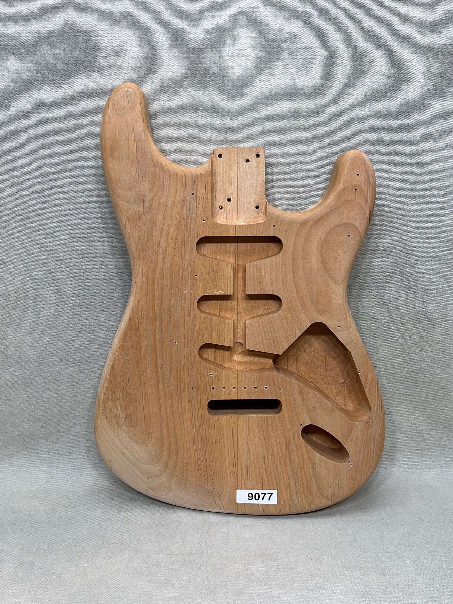 Appraisal: Unfinished Strat bodyUnfinished Strat body All guitars and stringed instruments