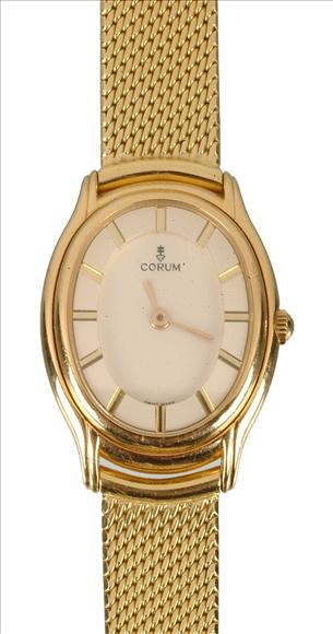 Appraisal: Corum a lady's carat gold bracelet wrist watch ref -