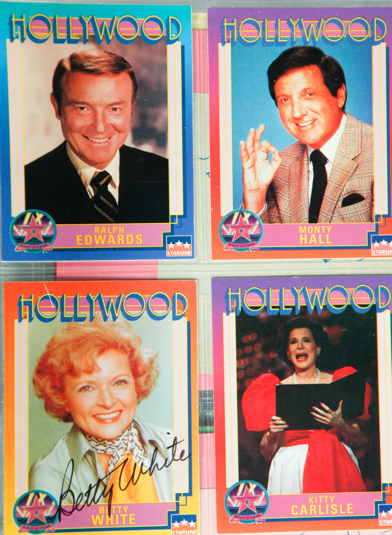 Appraisal: COLLECTION OF GAME SHOW AUTOGRAPHS Twentieth century Collection includes Ben