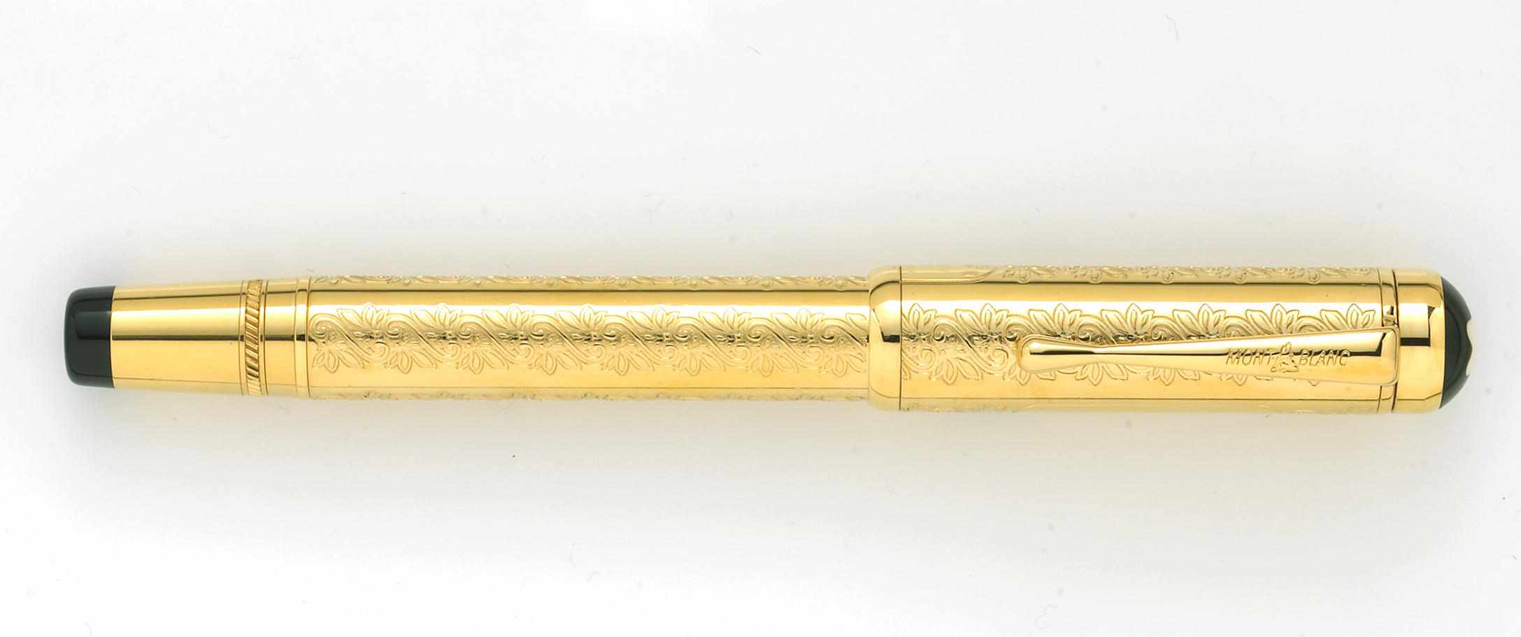 Appraisal: MONTBLANC Louis XIV Limited Edition Fountain Pen Vermeil overlay with