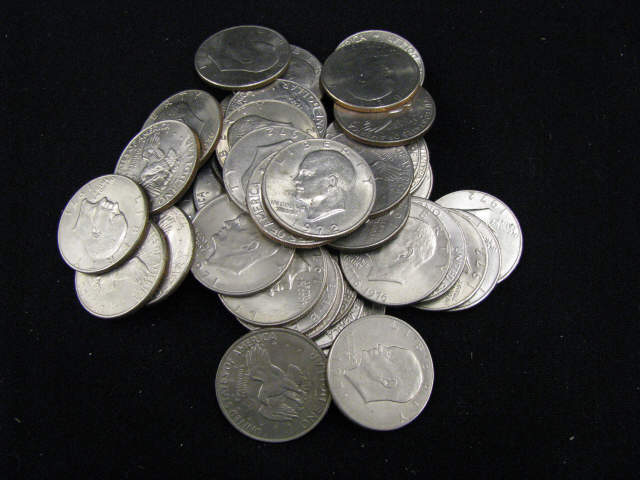 Appraisal: Lot of Eisenhower Dollars - some uncirculated