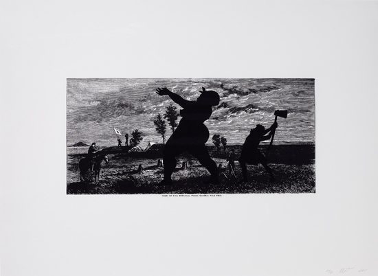 Appraisal: KARA WALKER - Crest of Pine Mountain where General Polk