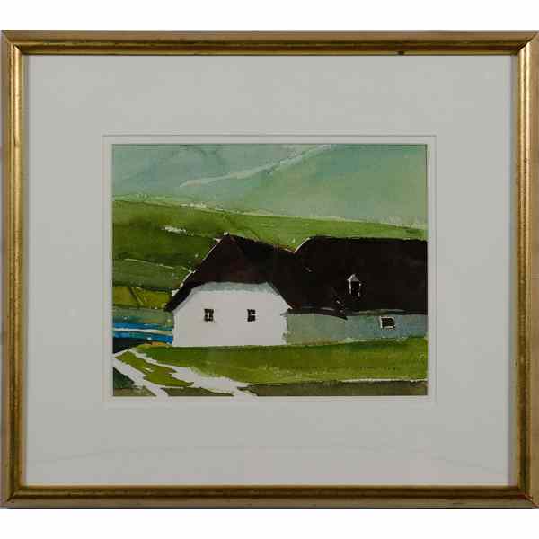 Appraisal: Kentucky Watercolor by Robert James Foose Watercolor on paper depicting