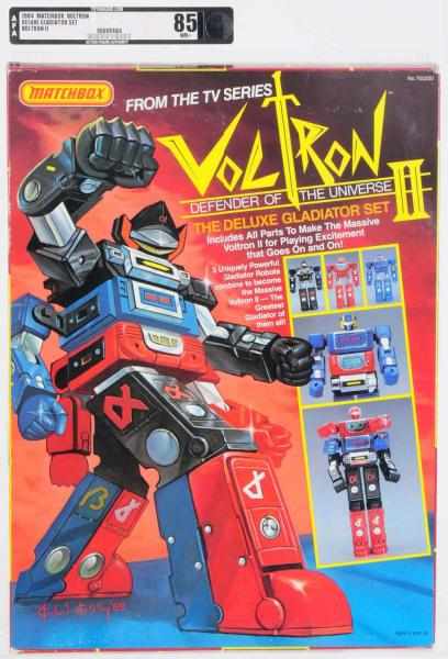 Appraisal: Voltron II AFA This is probably the only Gladiator Voltrons