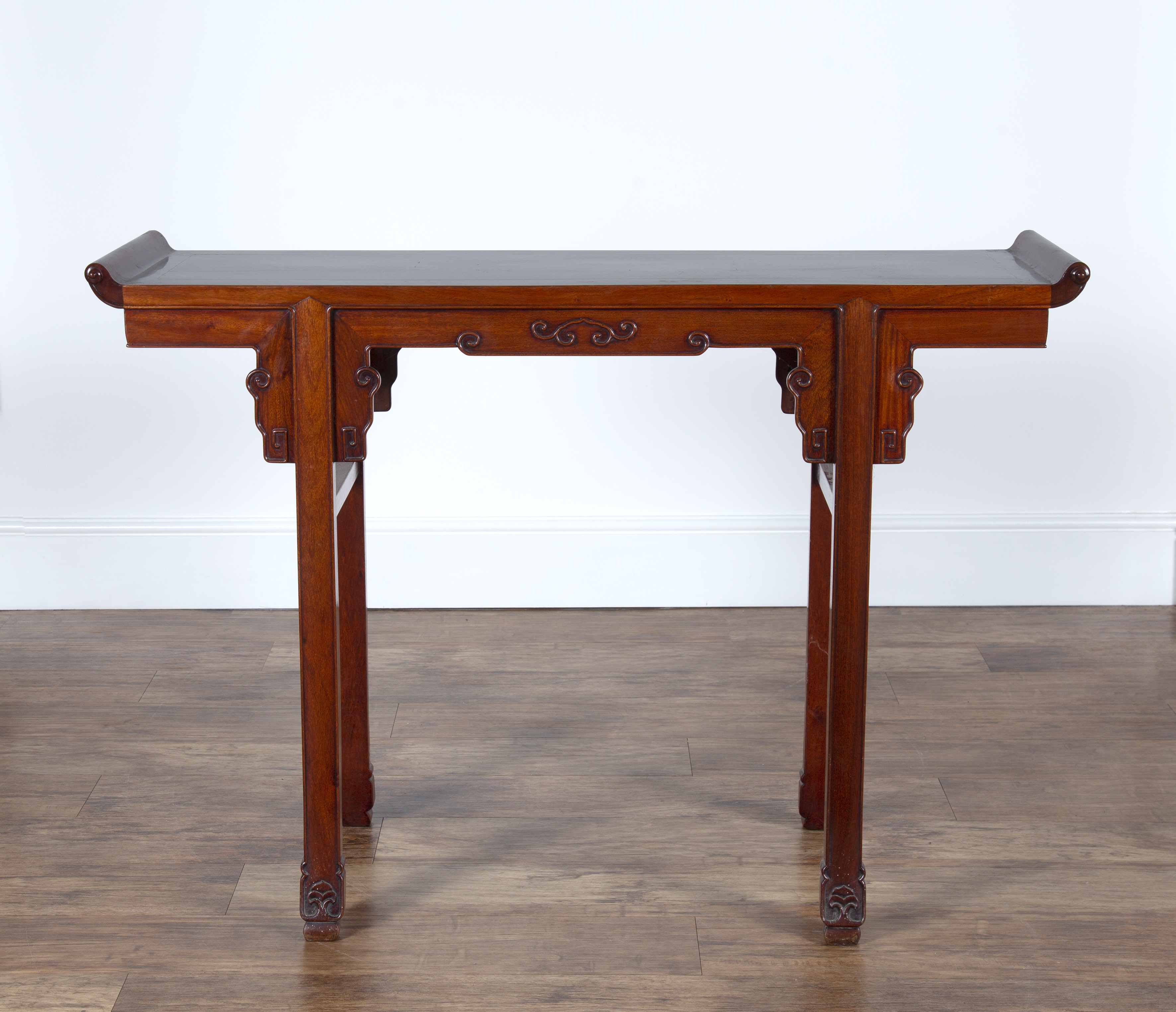 Appraisal: Hardwood altar tableChinese th Century in the Ming style with