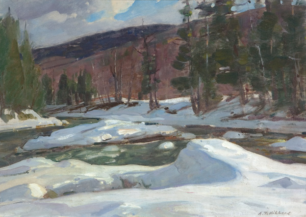 Appraisal: HIBBARD ALDRO THOMPSON American - Early Spring Vermont oil on