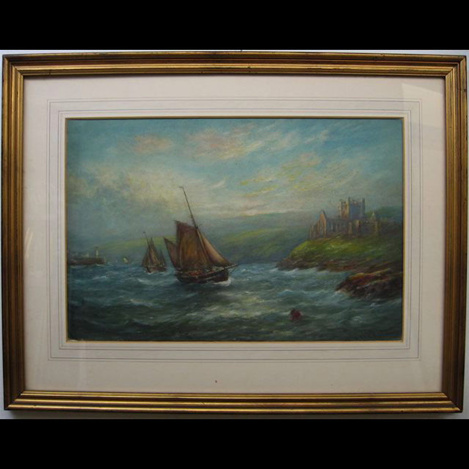 Appraisal: ROBERT MALCOLM LLOYD - BRITISH A STORMY SEA WATERCOLOUR SIGNED