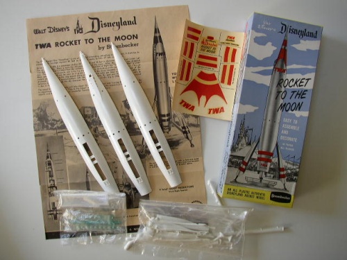 Appraisal: Walt Disney's Disneyland Rocket to the Moon A scale kit