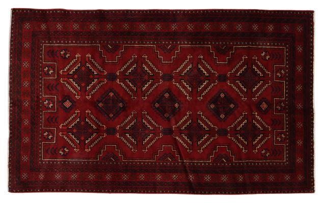 Appraisal: Hand-tied Persian Kazak rug approx ' l ' w